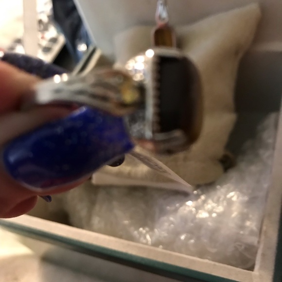 NWT South African Tigers Eye Ring & Pendant Set - Picture 4 of 6